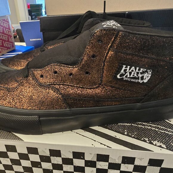 Vans Skate Half Cab Metallic Bronze VN0A2Z34B0Z Men's Size 12 Skate Shoes NEW - Picture 9 of 13